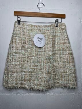 NEW Princess Polly Womens Kimberly Mini Skirt Tweed US Size 6